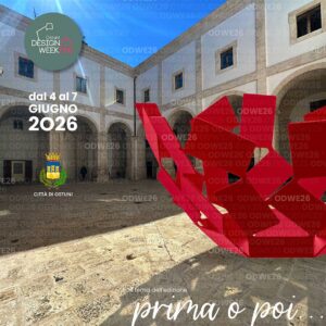ARD EVENT COVER Ostuni design week-end 2026
