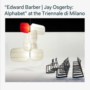 ARD EVENT COVER Edward Barber | Jay Osgerby Alphabet
